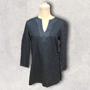 Brooks Brothers 346 | EUC Women’s Embroidered Navy Tunic Size Medium